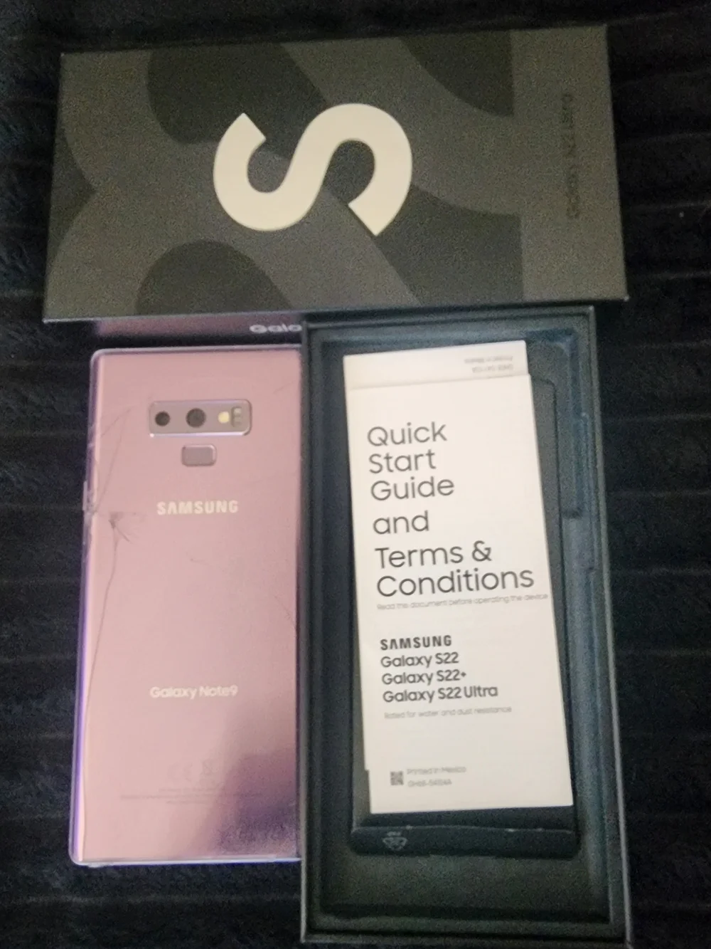 Samsung Galaxy Note9 Pink Lavender Back Panel